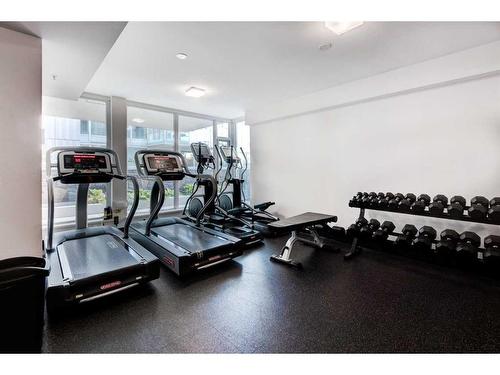 510-560 6 Avenue Se, Calgary, AB - Indoor Photo Showing Gym Room