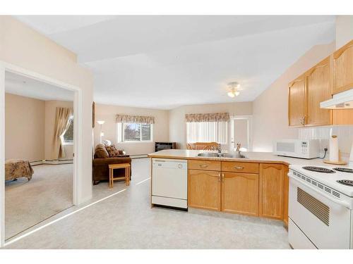 109-3 Parklane Way, Strathmore, AB - Indoor Photo Showing Kitchen With Double Sink