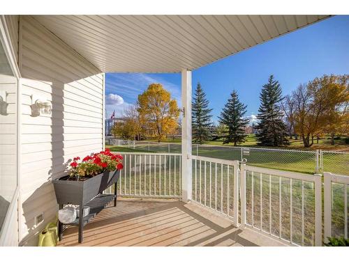 109-3 Parklane Way, Strathmore, AB - Outdoor With Deck Patio Veranda With Exterior