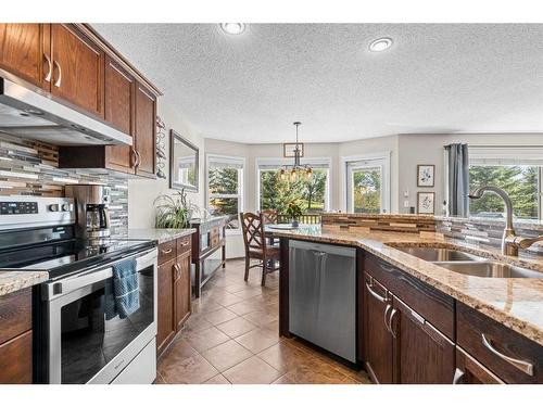 14 Drake Landing Crescent, Okotoks, AB - Indoor Photo Showing Kitchen With Double Sink