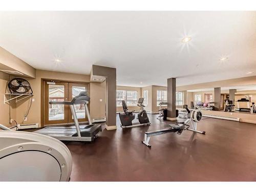 107-5115 Richard Road Sw, Calgary, AB - Indoor Photo Showing Gym Room