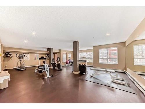 107-5115 Richard Road Sw, Calgary, AB - Indoor Photo Showing Gym Room