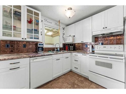 174 Pinemeadow Road Ne, Calgary, AB - Indoor Photo Showing Kitchen With Double Sink