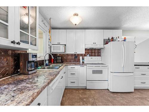 174 Pinemeadow Road Ne, Calgary, AB - Indoor Photo Showing Kitchen With Double Sink