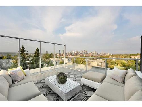 2217 16A Street Sw, Calgary, AB - Outdoor With Deck Patio Veranda With View