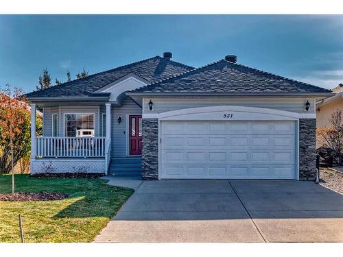 521 Cimarron Point, Okotoks, AB - Outdoor With Deck Patio Veranda