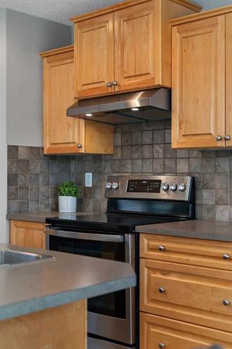 230 New Brighton Circle Se, Calgary, AB - Indoor Photo Showing Kitchen With Stainless Steel Kitchen