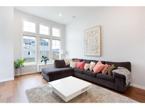 108 Magnolia Way Se, Calgary, AB - Indoor Photo Showing Living Room