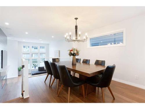 108 Magnolia Way Se, Calgary, AB - Indoor Photo Showing Dining Room