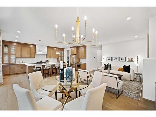 149 Creekstone Hill Sw, Calgary, AB - Indoor Photo Showing Dining Room