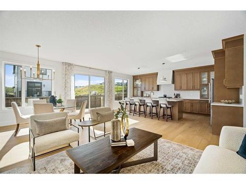 149 Creekstone Hill Sw, Calgary, AB - Indoor Photo Showing Living Room