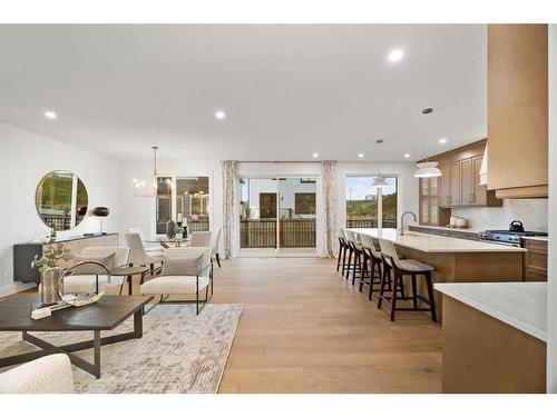 149 Creekstone Hill Sw, Calgary, AB - Indoor Photo Showing Living Room