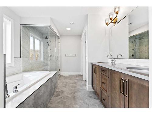 209 Creekstone Hill Sw, Calgary, AB - Indoor Photo Showing Bathroom