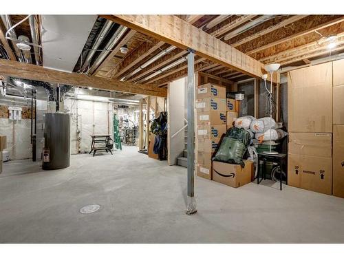 198 Yorkville Green Sw, Calgary, AB - Indoor Photo Showing Basement