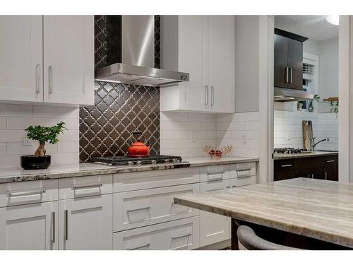 11 Mahogany Cape Se, Calgary, AB - Indoor Photo Showing Kitchen With Upgraded Kitchen