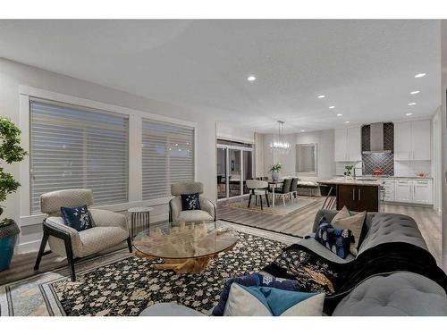 11 Mahogany Cape Se, Calgary, AB - Indoor Photo Showing Living Room