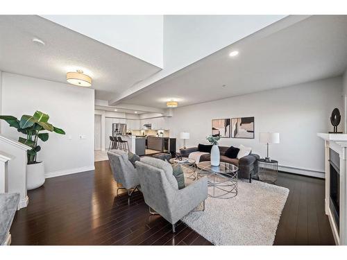 2307-10221 Tuscany Boulevard Nw, Calgary, AB - Indoor With Fireplace