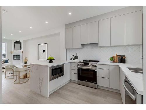 3923 65 Street Nw, Calgary, AB - Indoor Photo Showing Kitchen With Upgraded Kitchen