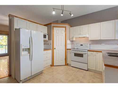 12 Big Springs Rise Se, Airdrie, AB - Indoor Photo Showing Kitchen With Double Sink