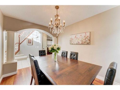 28 Simcrest Point Sw, Calgary, AB - Indoor Photo Showing Dining Room