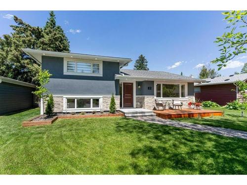 82 Cherovan Drive Sw, Calgary, AB - Outdoor With Deck Patio Veranda