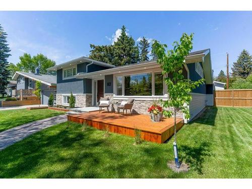 82 Cherovan Drive Sw, Calgary, AB - Outdoor With Deck Patio Veranda