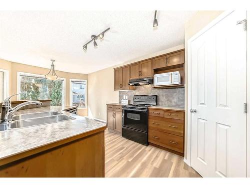 273 New Brighton Lane Se, Calgary, AB - Indoor Photo Showing Kitchen With Double Sink