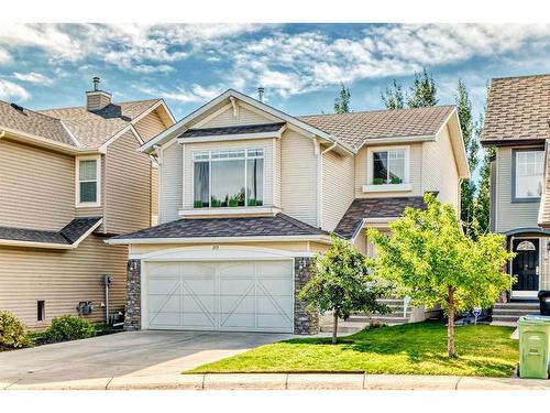 273 New Brighton Lane Se, Calgary, AB - Outdoor With Facade