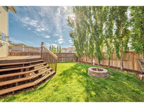 273 New Brighton Lane Se, Calgary, AB - Outdoor With Backyard