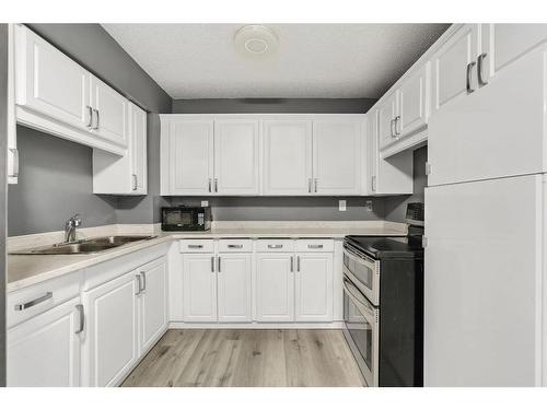 5-6408 4A Street Ne, Calgary, AB - Indoor Photo Showing Kitchen With Double Sink