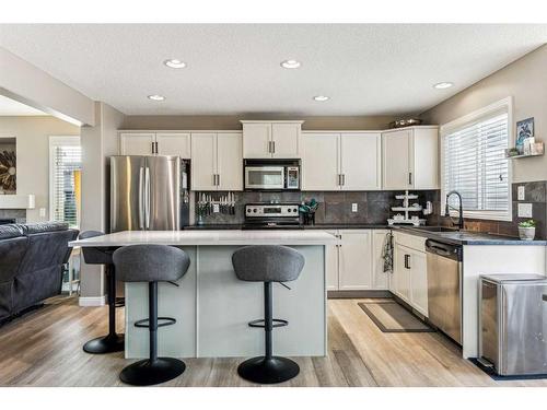 246 Prestwick Close Se, Calgary, AB - Indoor Photo Showing Kitchen With Upgraded Kitchen