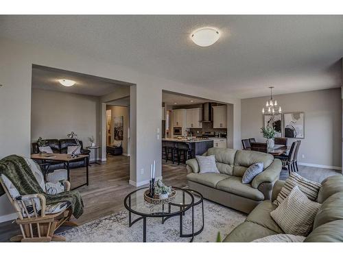 100 Sage Bluff Close Nw, Calgary, AB - Indoor Photo Showing Living Room