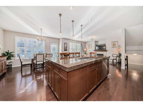 170 Crestmont Drive Sw, Calgary, AB - Indoor Photo Showing Kitchen With Double Sink