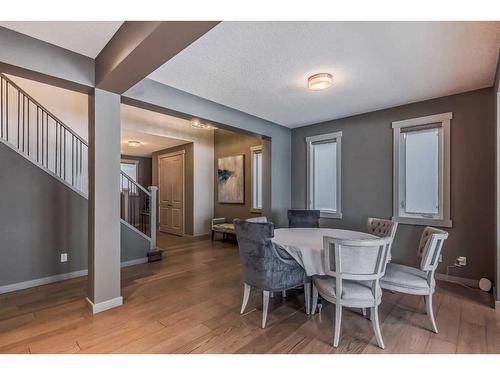 132 Marquis View Se, Calgary, AB - Indoor Photo Showing Dining Room