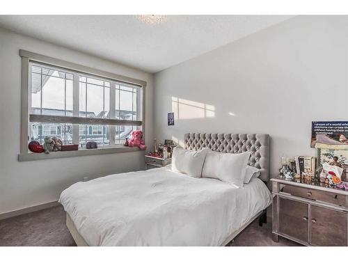 132 Marquis View Se, Calgary, AB - Indoor Photo Showing Bedroom