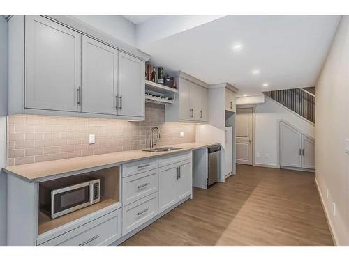 132 Marquis View Se, Calgary, AB - Indoor Photo Showing Kitchen