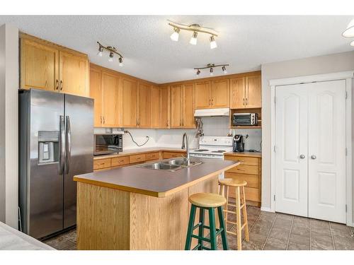 121 Saddlecrest Way Ne, Calgary, AB - Indoor Photo Showing Kitchen With Double Sink