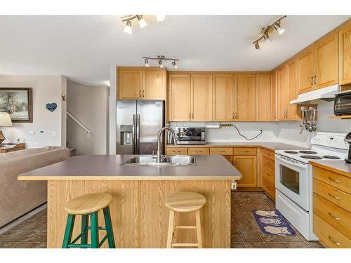 121 Saddlecrest Way Ne, Calgary, AB - Indoor Photo Showing Kitchen With Double Sink