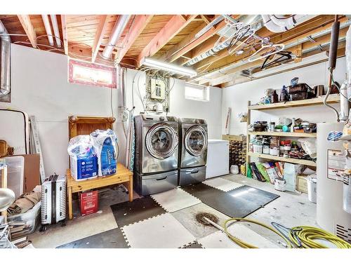 112 Hodson Crescent, Okotoks, AB - Indoor Photo Showing Basement