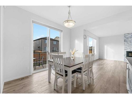 801 Windrow Green Sw, Airdrie, AB - Indoor Photo Showing Dining Room