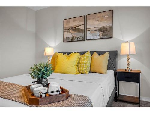 122 Magnolia Drive Se, Calgary, AB - Indoor Photo Showing Bedroom