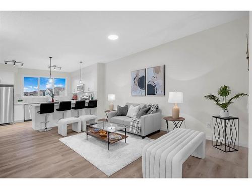 122 Magnolia Drive Se, Calgary, AB - Indoor Photo Showing Living Room