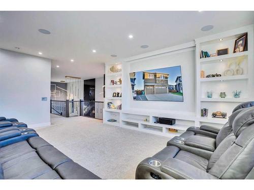 22 Chelsea Bay, Chestermere, AB - Indoor Photo Showing Living Room