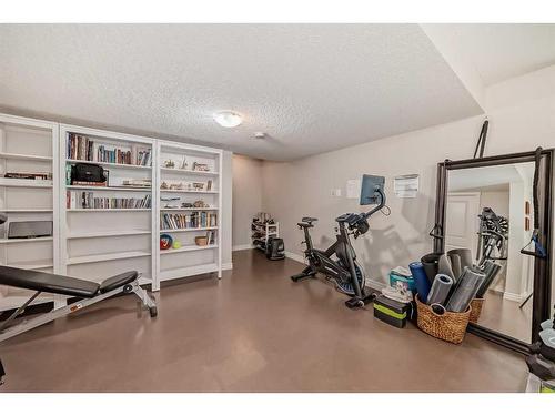 182 Cranarch Place Se, Calgary, AB - Indoor Photo Showing Gym Room