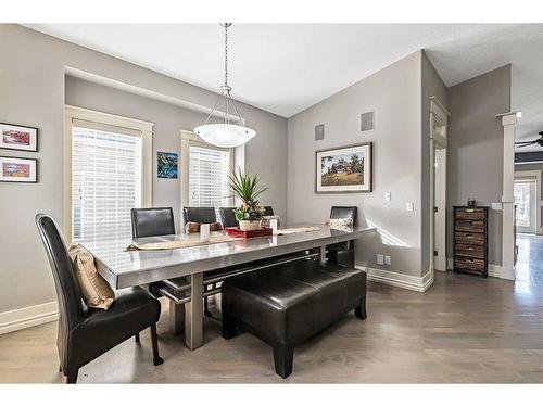 37 Rowland, Okotoks, AB - Indoor Photo Showing Dining Room