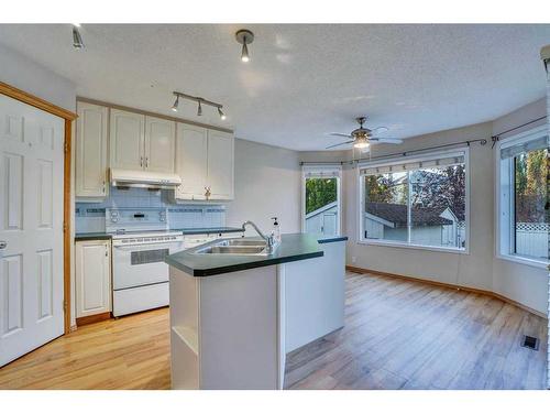 3626 Douglas Ridge Boulevard Se, Calgary, AB - Indoor Photo Showing Kitchen With Double Sink