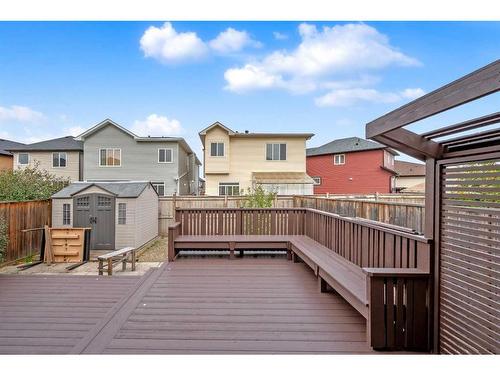 129 Saddlelake Green Ne, Calgary, AB - Outdoor With Deck Patio Veranda With Exterior