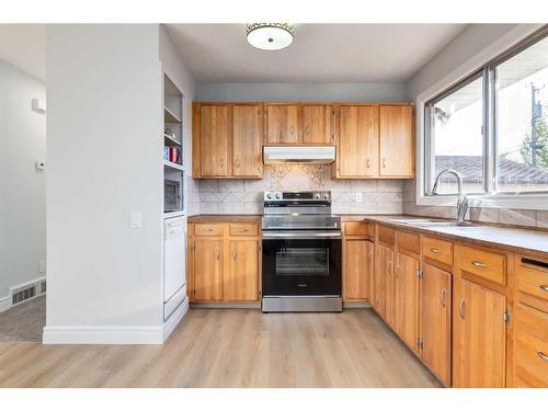 55 Margate Place Ne, Calgary, AB - Indoor Photo Showing Kitchen With Double Sink