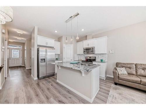 84 Legacy Glen Street Se, Calgary, AB - Indoor Photo Showing Kitchen With Stainless Steel Kitchen With Upgraded Kitchen