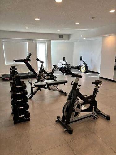 1516-395 Skyview Parkway Ne, Calgary, AB - Indoor Photo Showing Gym Room